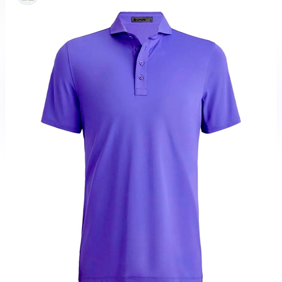 G/FORE Other - NEW G/Fore Men's Size Small Purple Tech Pique Golf Polo S Preppy Logo NWT